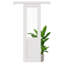 80" Hidden Style Track Half Clear Glass Sliding Barn Door With Hardware Kit(No Assembly Required)-111083468