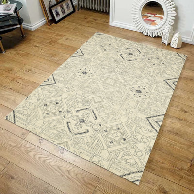 Wool Geometric Indoor Rug