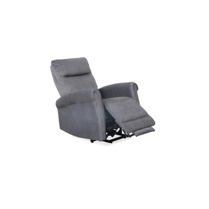 Fauteuil inclinable en tissu gris anthracite Arlen