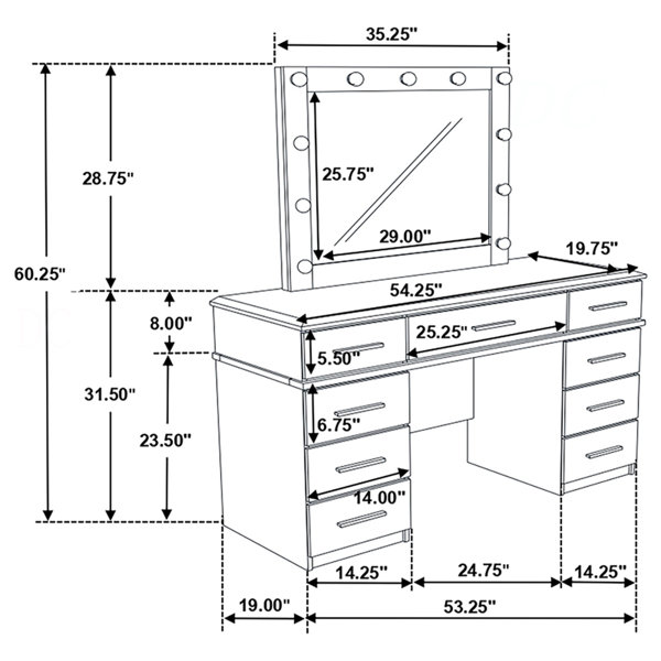 Dimensions du produit