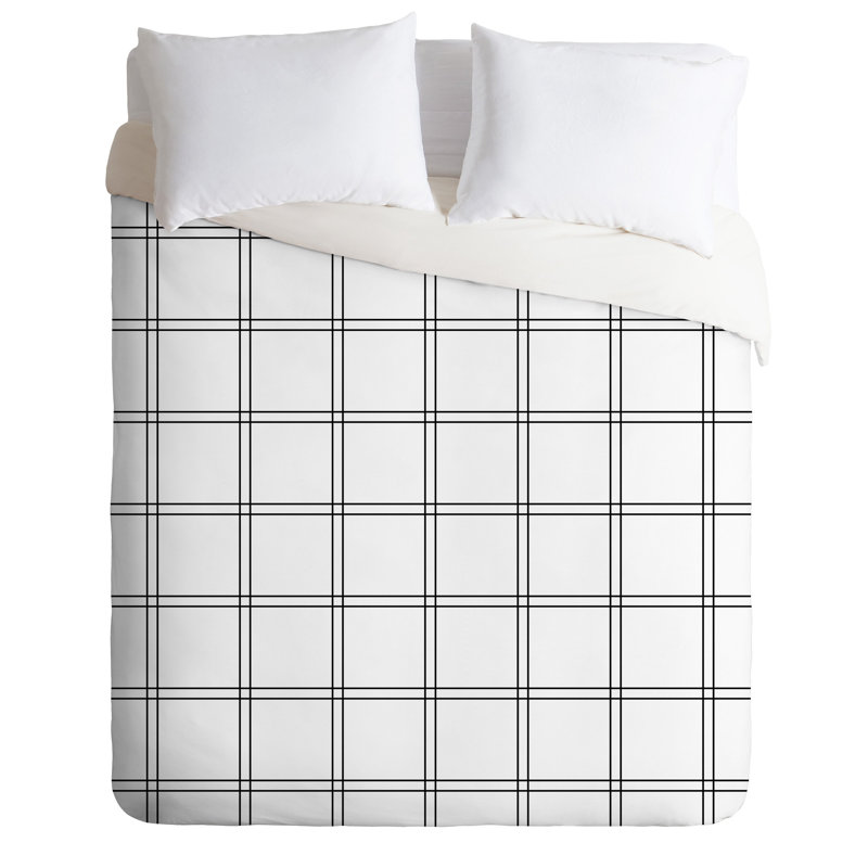 Polyester Geometric Shapes Duvet Cover, Queen Duvet Cover + 2 Shams