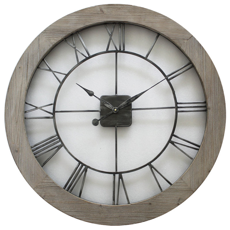 Carter Wood Wall Clock