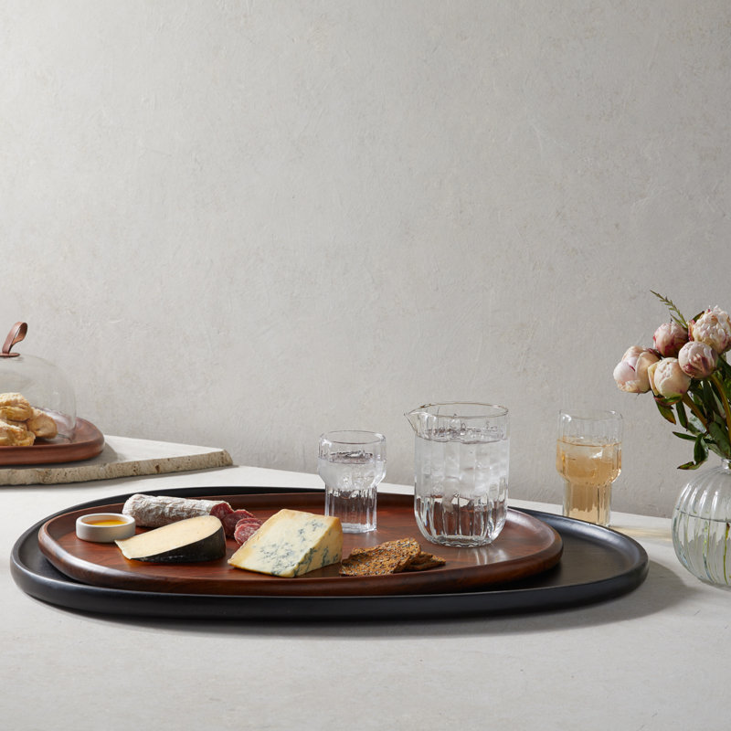 Talo Medium Acacia Tray, Walnut