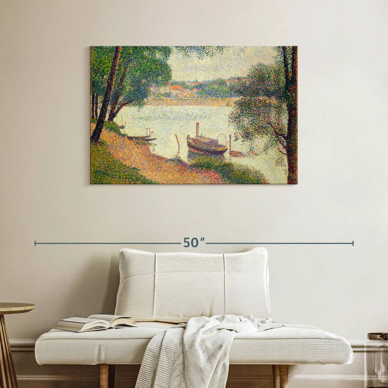 Meat Gray Weather Grande Jatte 1886-1888, H 26 po x l 39 po