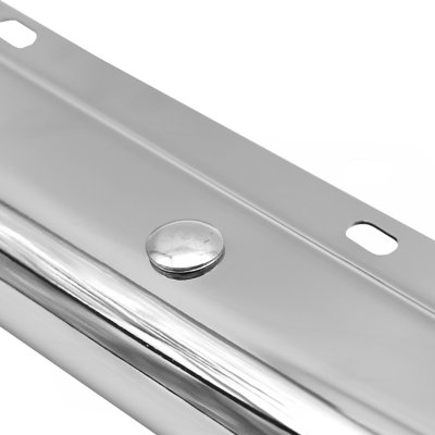 Universal 27" Stainless Steel Angled Mud Flap Hanger Bracket