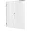 Porte de douche à charnière sans cadre avec garde-raz de marée L 60 po x H 72 po Makata-50266320
