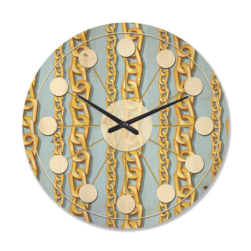 Horloge murale Mid-Century, Très grand