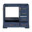 17.8'' Single Bathroom Vanity Base Only-101825169