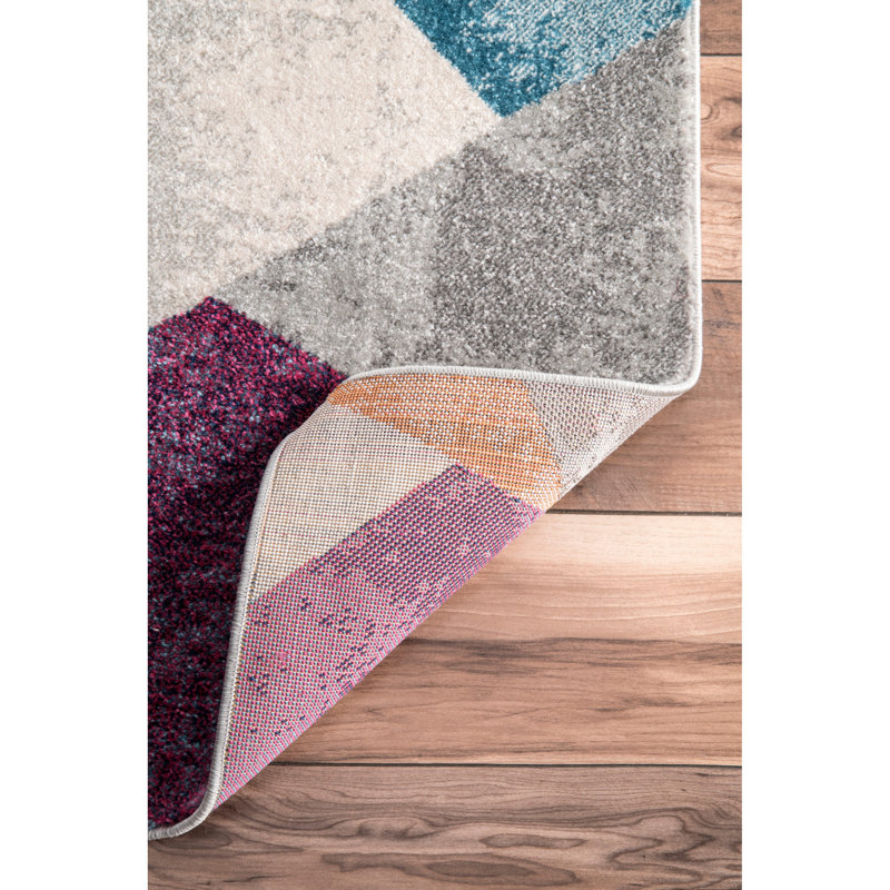 Dunmore Abstract Area Rug, Rectangle 152 x 226cm