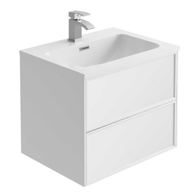 Kessa 590 mm Single Vanity with Integrated Resin Basin