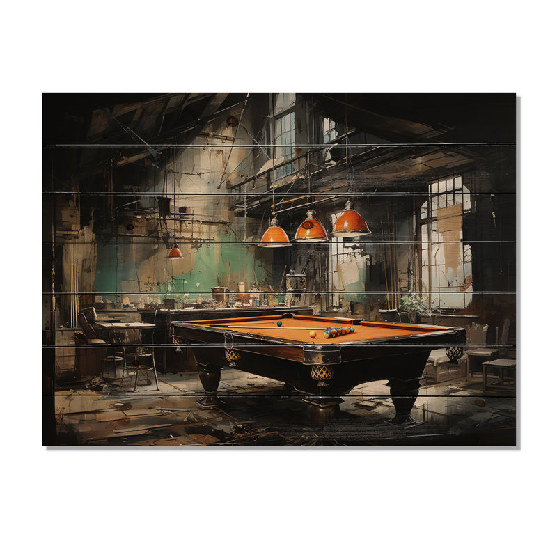 Lakera - Impression de bois sportif sur bois de pin naturel, H 34 po x l 44 po