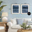 Dramatic Sea Dark Storm, ensemble de 2 reproductions encadrées sous verre, design par Grace Popp-493888762-493888760