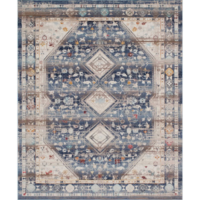 Tapis noir / beige Morvant