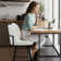 Modern Counter Height Bar Stools Set of 2, 28 Inch Sherpa Boucle Upholstered Bar Stools with Back, 18" Seat Wide Island Stools with Black Metal Frame for Kitchen Counter/Breakfast Bar