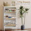 21 Pair Flip Down Shoe Storage