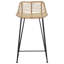 Counter Stool with Metal Frame-418486685