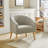 Brexley Modern 31" W Boucle Armchair-95000433