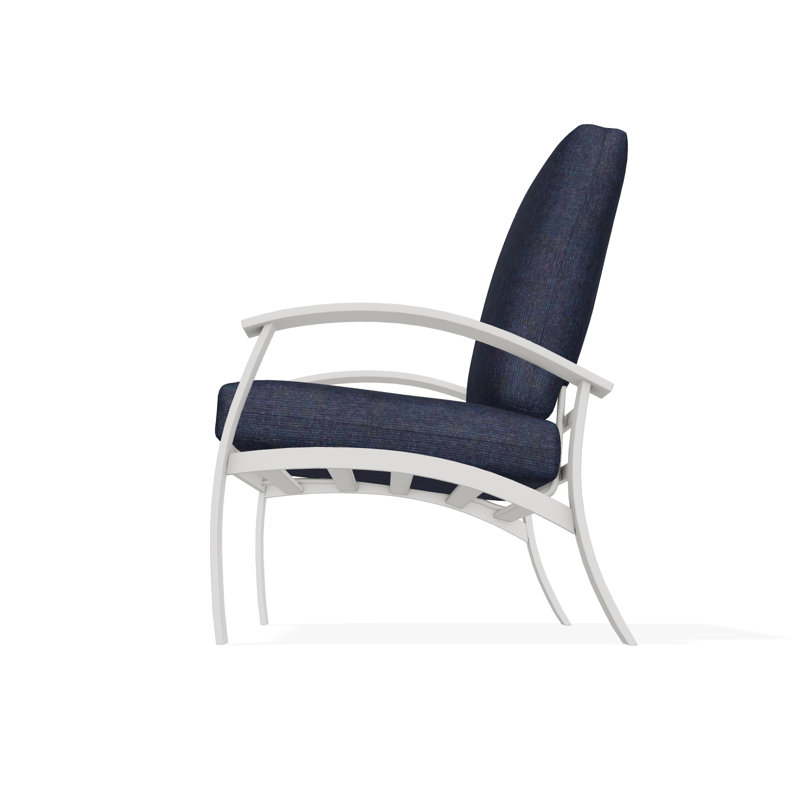 Belle Isle Outdoor Lounge Chair, Huskie, Snow