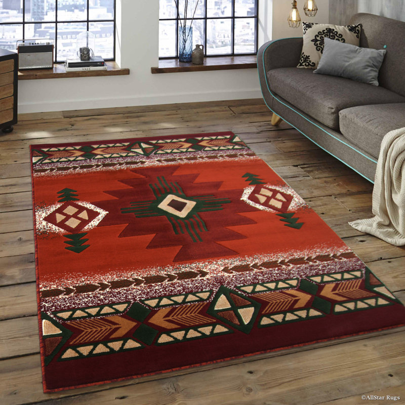 Allport Southwestern Indoor Rug, Rectangle 7'10" x 10'2"