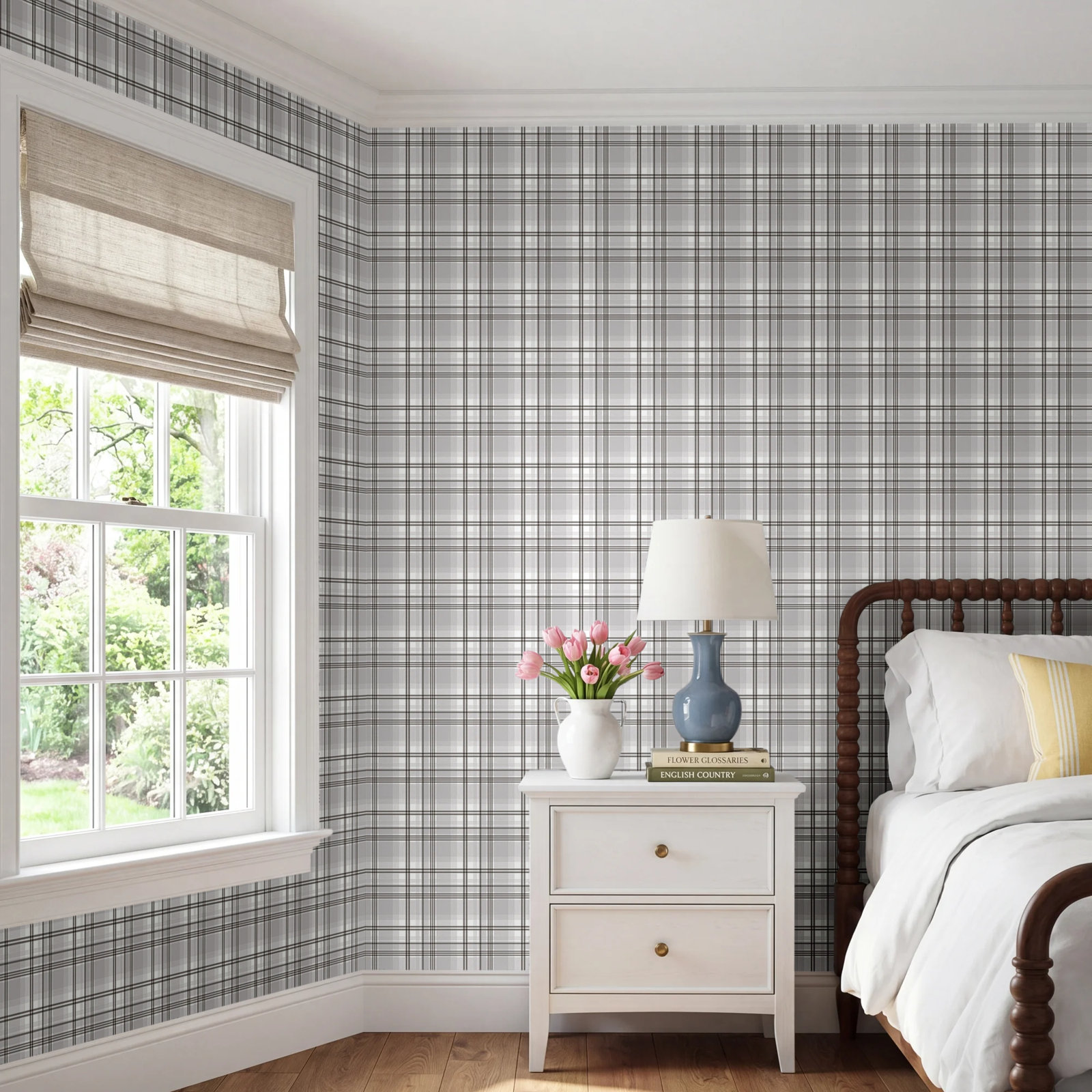 Kitchen Recipes Wallpaper Roll, Gray