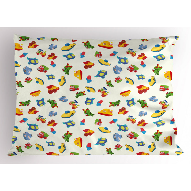 Truck Polyester Sham Set, Twin