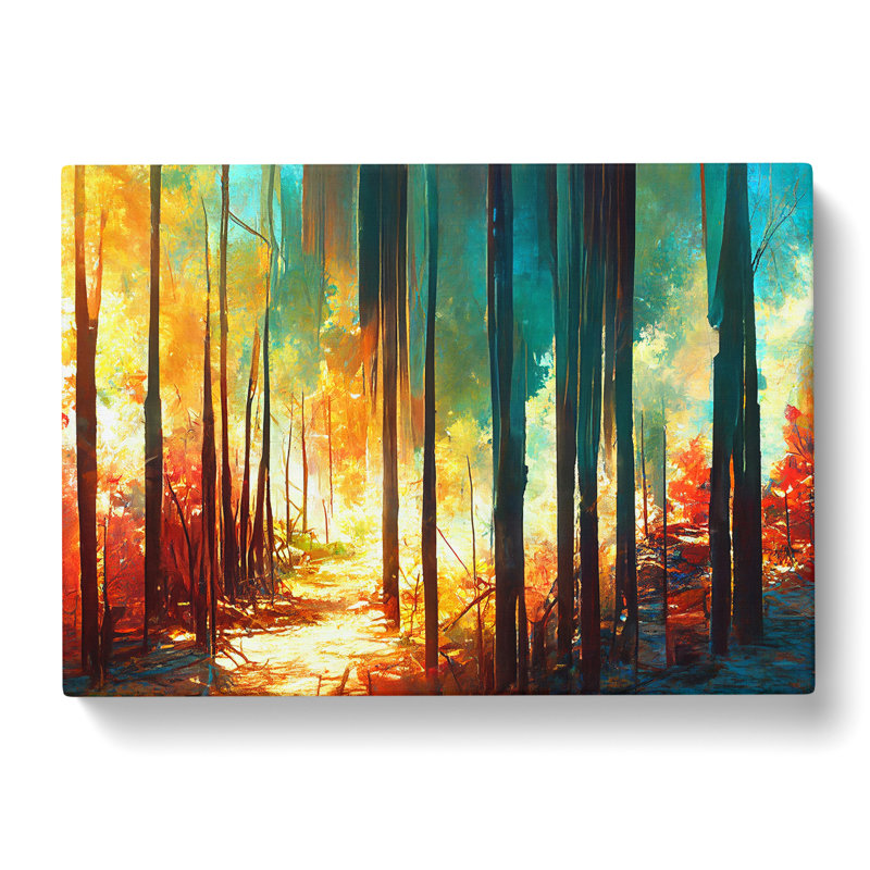 Awesome Abstract Forest Vol.2 - Wrapped Canvas, 35cm H x 50cm W x 3cm D