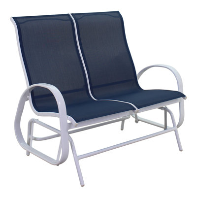 Chaise d'extérieur coulissante en métal Crudden