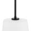 Luminaire suspendu cylindrique à 1 lumière Rozenn-88566791-88566790