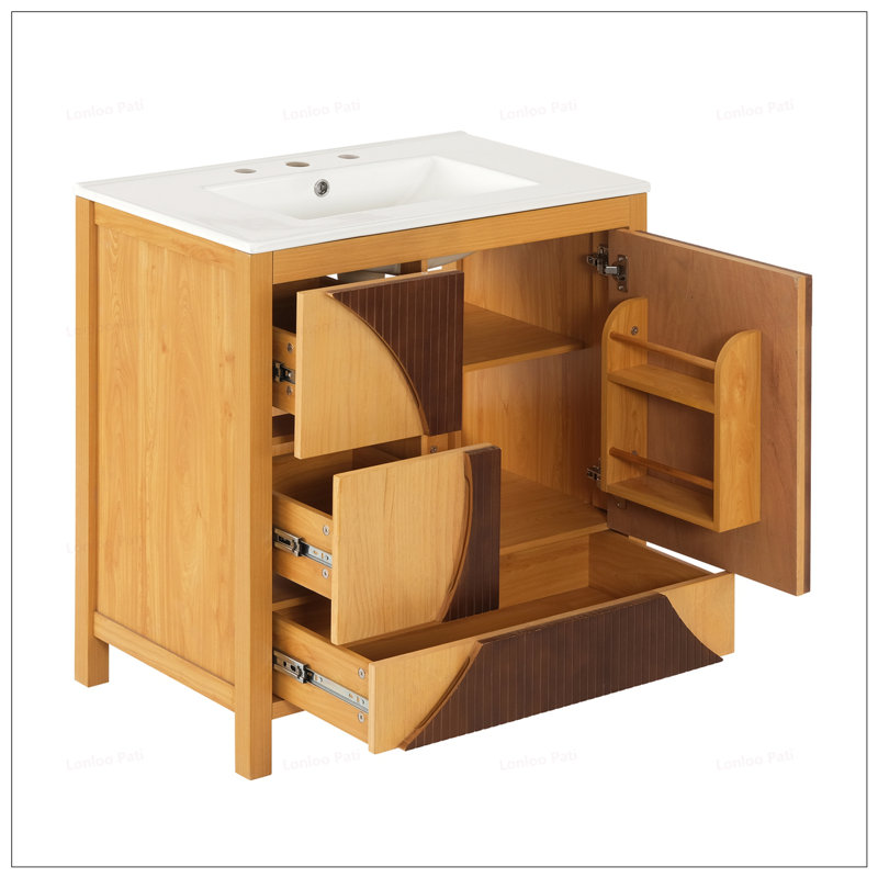 Meuble-lavabo Mid-Century