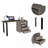 2-Drawer 2-Shelf Writing Desk-472743418