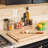 Sorbus 4 Pack Small Clear Acrylic Storage Bins
