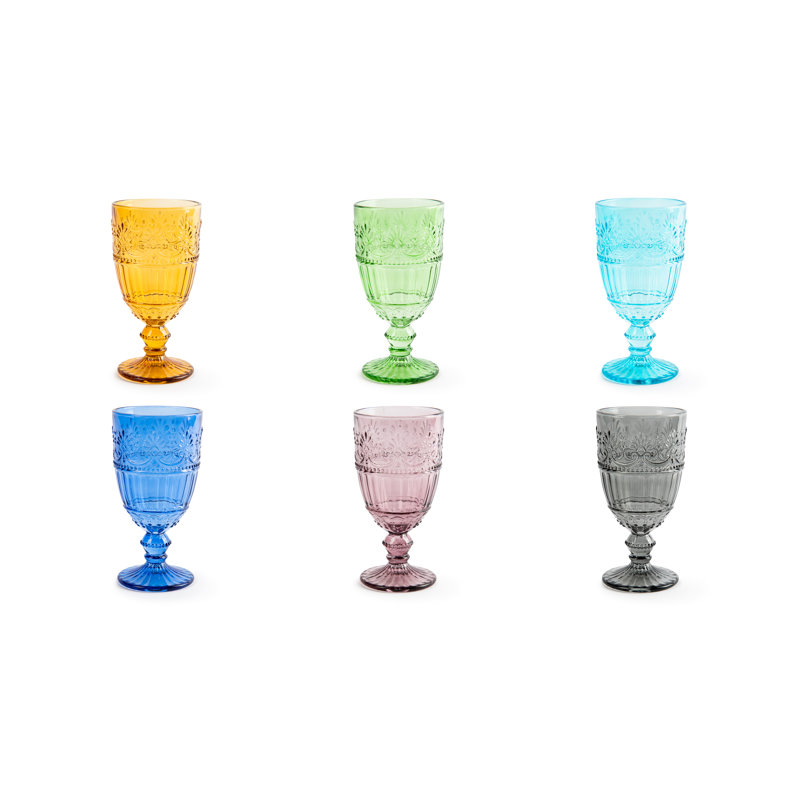 Country Flower 350ml Goblet Set