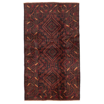 Teimani Brown Rug 3'7" x 6'3"