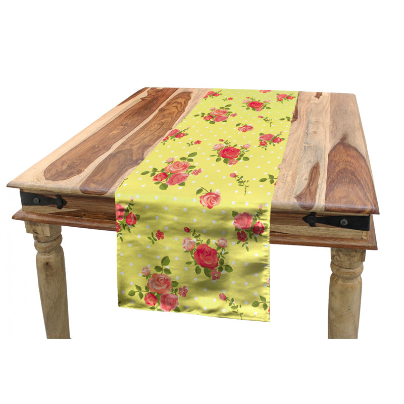 Rose Table Runner, 72" x 16"