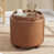 Cognac Faux Leather selected