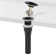KES Pop-Up Bathroom Sink Drain with Overflow with Strainer Basket Hair Catcher Matte Black