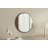 Elegant Wall Mirror, Sand Color, 19.7 x 63.0 x 0.9 inches | 100% MDF, Eco-Friendly Flotal-E Mirror | Modern Solid Color Design, Perfect for Living Room, Bedroom, and Entryway Decor | Easy Wall Mounting-1222586900