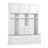 Entryway Hall Tree with Bench and Storage, 5-in-1 Modern Hall Tree with Coat Rack, 6 Drawers, 3 Cabinets and 3-Tier Top Storage for Hallway, Entryway, Living Room, Mudroom-129025625
