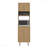 Austin Tall Freestanding Kitchen Pantry Cabinet With Open Microwave/Coffee Station Space Superior Cabinet Low Storage & Open Shelf