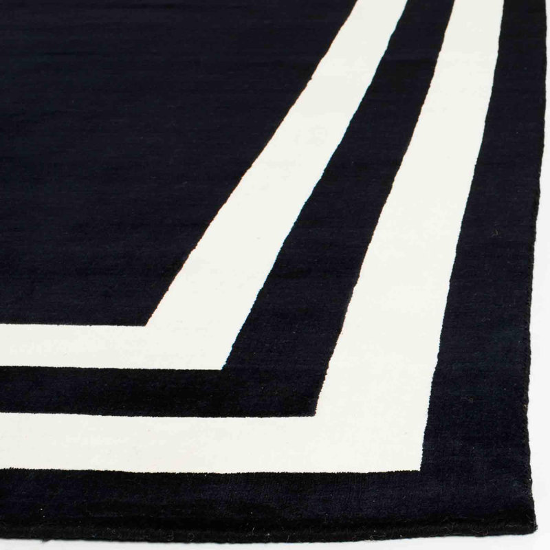 Ralph Lauren Fitzgerald Border Wool Geometric Rug, Rectangle 10' x 14'