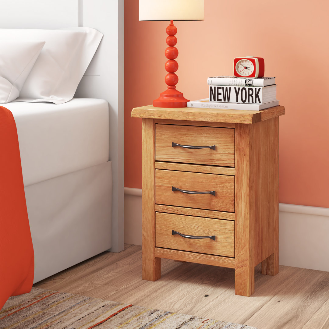 3 Drawer Bedside Table