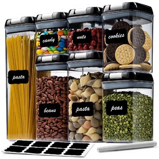 Vacuum Capped Cereal-spices-containers-acrylic Food Storage -  in 2023