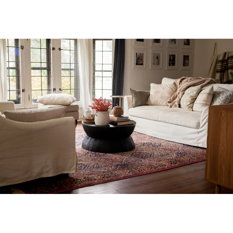 Fudo Round Coffee Table, Black