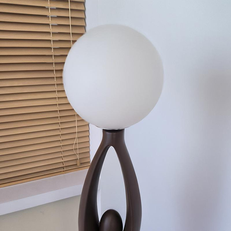 Lampe de salon artistique rétro en résine