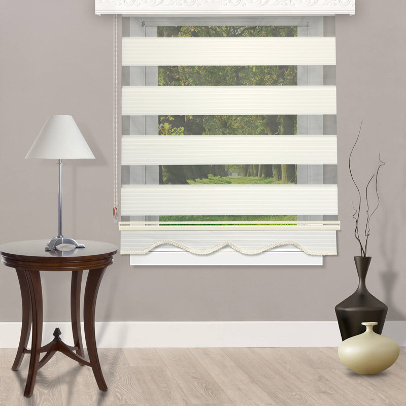 Store à enroulement semi-transparent jour et nuit, L 31 po x L 79 po