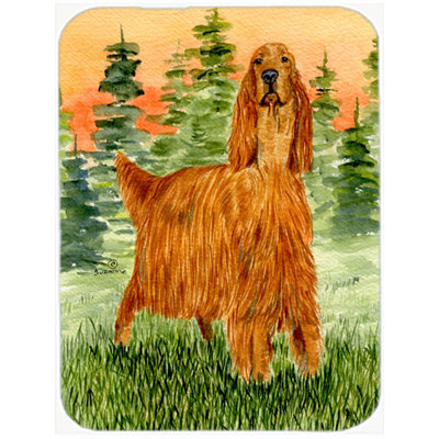 East Urban Home Irish Setter Glass Cutting Board