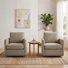 Fauteuil club pivotant et confortable 30,5 po