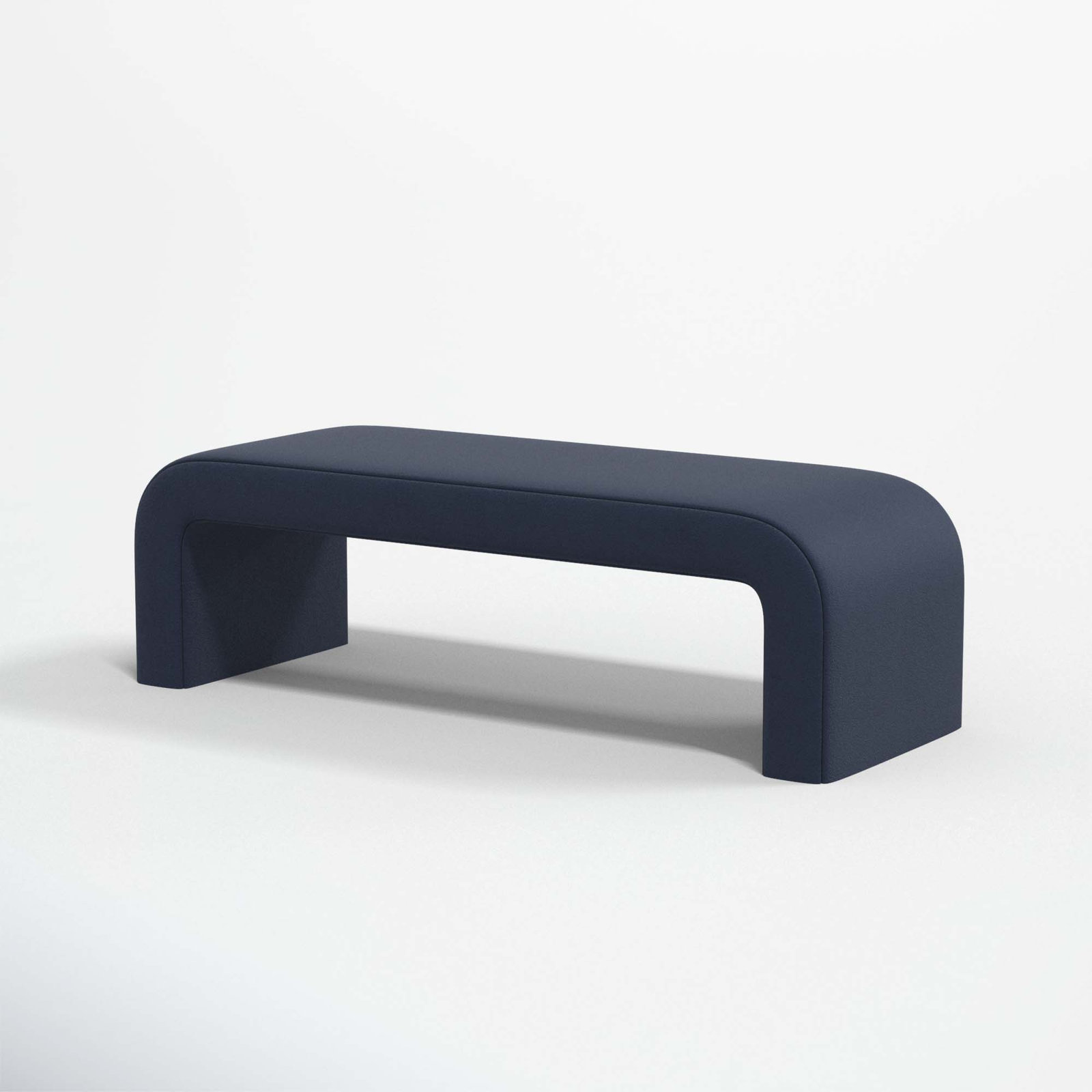 Barley 52" Bedroom Bench, Classic Ink Performance Velvet