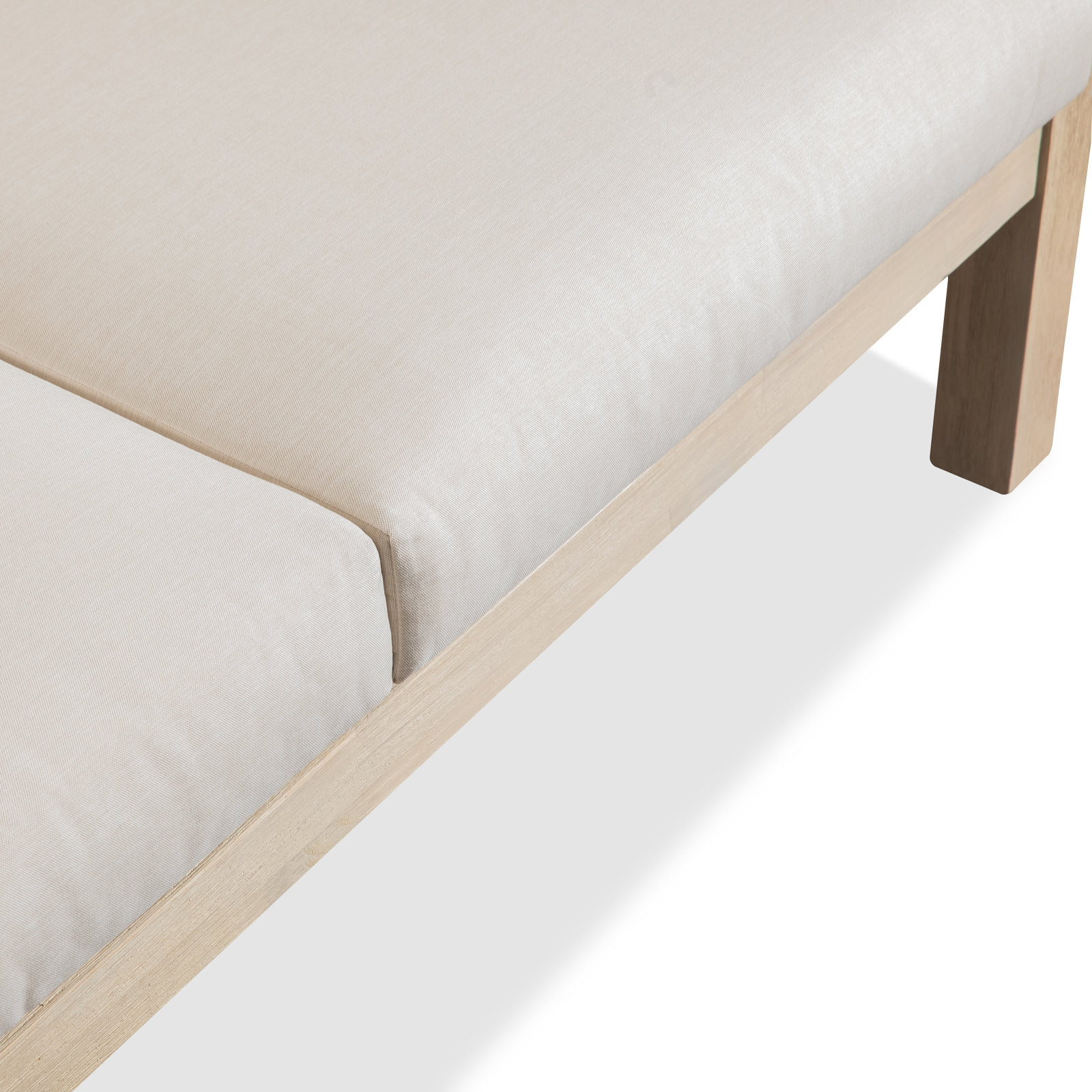 Rosa 57" Eucalyptus Patio Loveseat