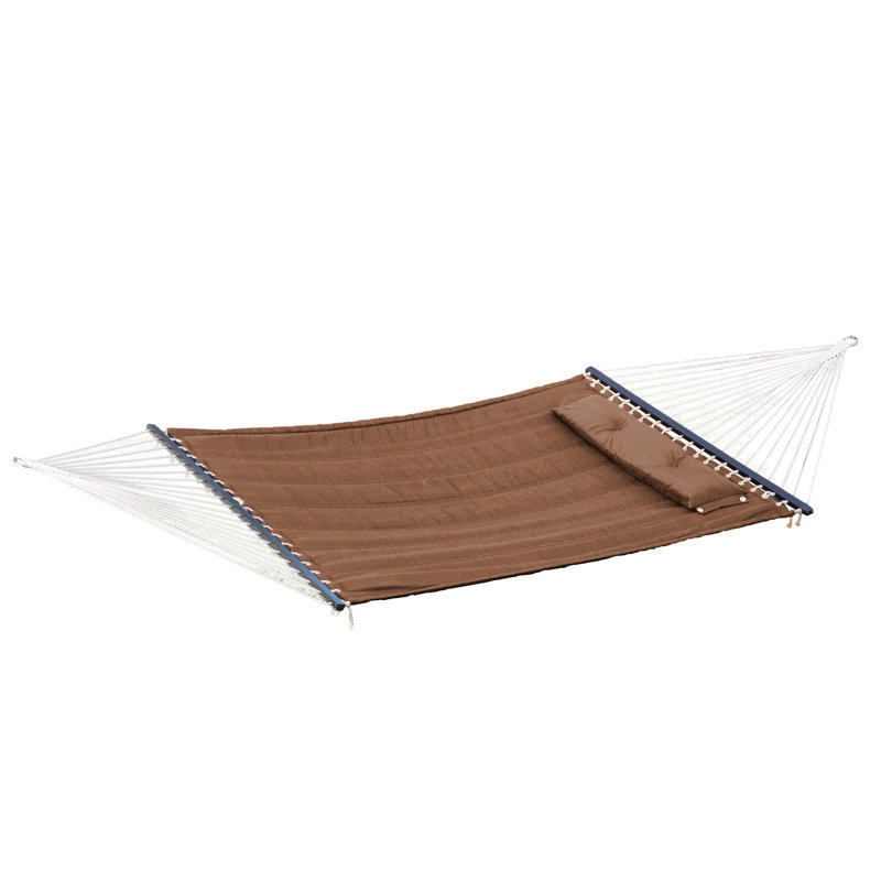 Hamac de camping double matelassé Calla, Brun